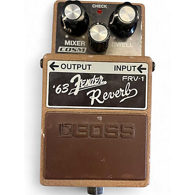 Used BOSS FRV1 Fender 63 Reverb Effect Pedal