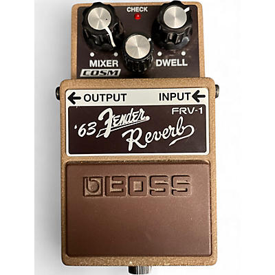 Used BOSS FRV1 Fender 63 Reverb Effect Pedal