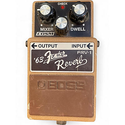 Used BOSS FRV1 Fender 63 Reverb Effect Pedal
