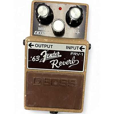 Used BOSS FRV1 Fender 63 Reverb Effect Pedal