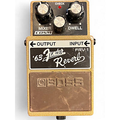 Used BOSS FRV1 Fender 63 Reverb Effect Pedal