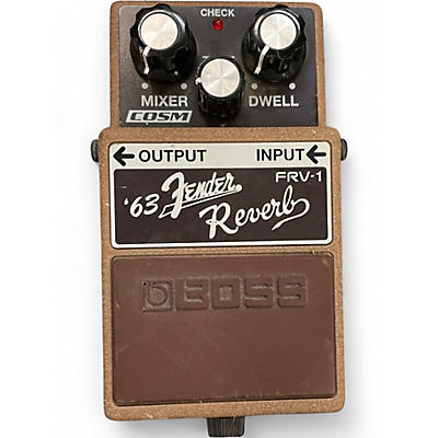 Used BOSS FRV1 Fender 63 Reverb Effect Pedal