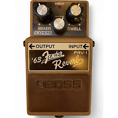 Used BOSS FRV1 Fender 63 Reverb Effect Pedal