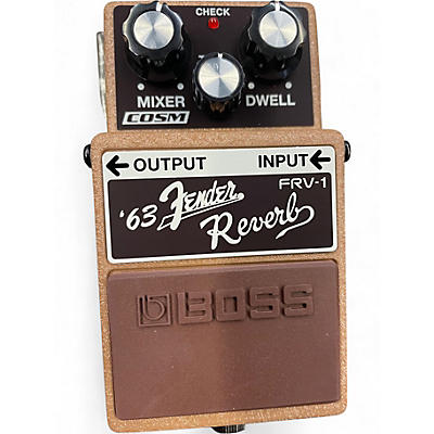Used BOSS FRV1 Fender 63 Reverb Effect Pedal