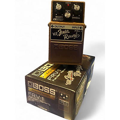 Used BOSS FRV1 Fender 63 Reverb Effect Pedal