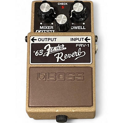 Used BOSS FRV1 Fender 63 Reverb Effect Pedal