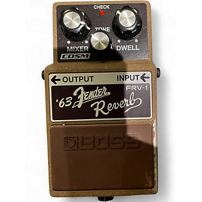 Used BOSS FRV1 Fender 63 Reverb Effect Pedal