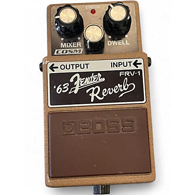 Used BOSS FRV1 Fender 63 Reverb Effect Pedal