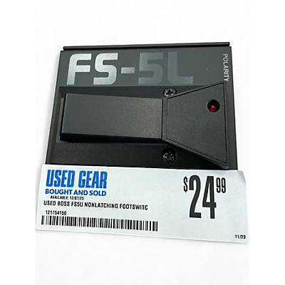 Used BOSS FS5L Latching Footswitch Sustain Pedal