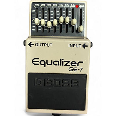 Used BOSS GE-7 Equalizer Pedal