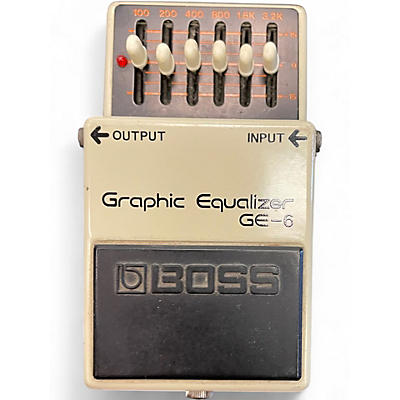Used BOSS GE6 Pedal