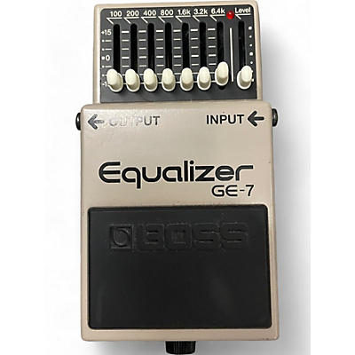 Used BOSS GE7 Equalizer Pedal