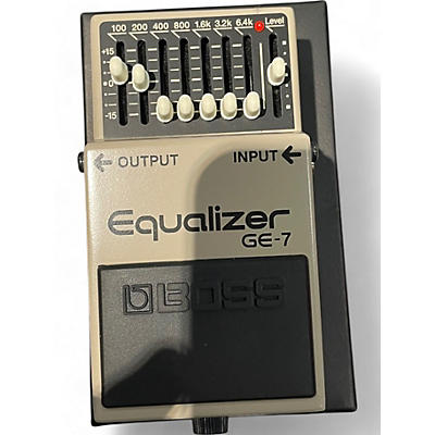 Used BOSS GE7 Equalizer Pedal