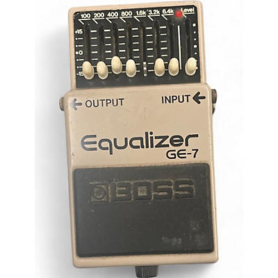 Used BOSS GE7 Equalizer Pedal