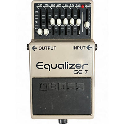 Used BOSS GE7 Equalizer Pedal