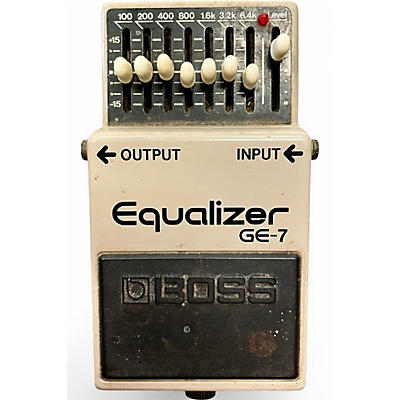 Used BOSS GE7 Equalizer Pedal