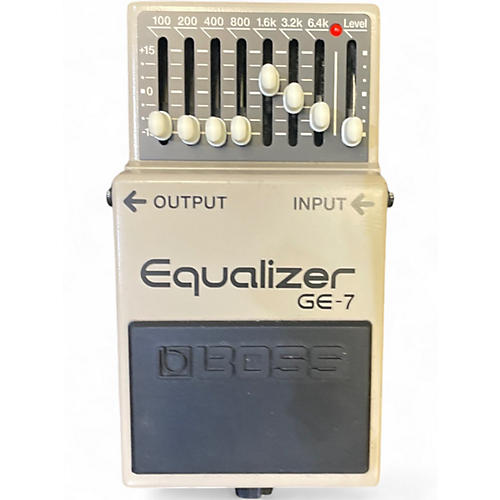 Used BOSS GE7 Equalizer Pedal
