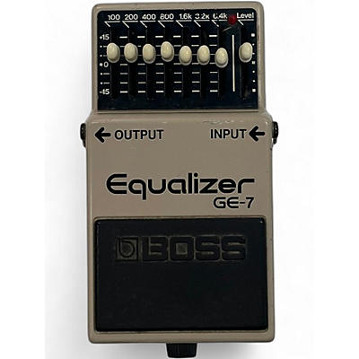 Used BOSS GE7 Equalizer Pedal
