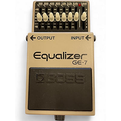Used BOSS GE7 Equalizer Pedal