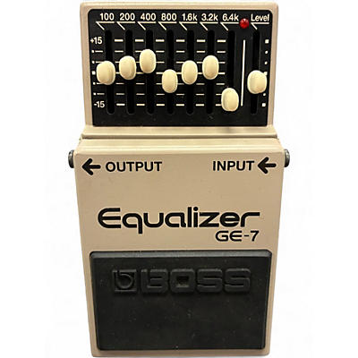 Used BOSS GE7 Equalizer Pedal