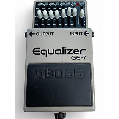 Used BOSS GE7 Equalizer Pedal