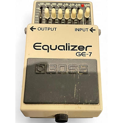 Used BOSS GE7 Equalizer Pedal