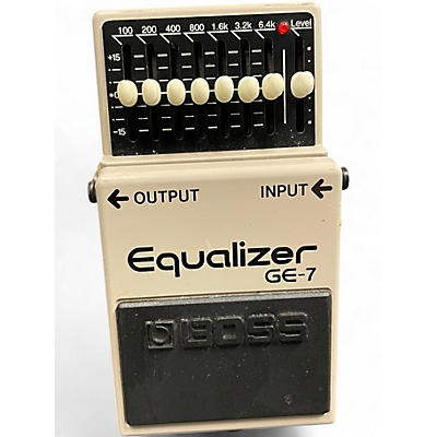 Used BOSS GE7 Equalizer Pedal