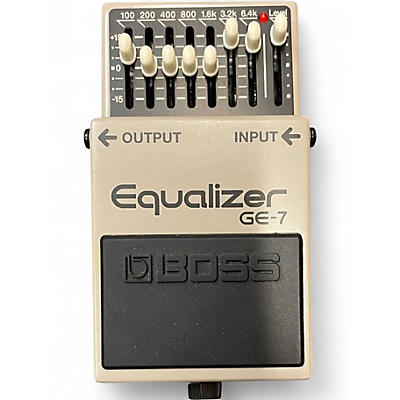 Used BOSS GE7 Equalizer Pedal