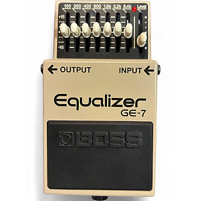 Used BOSS GE7 Equalizer Pedal