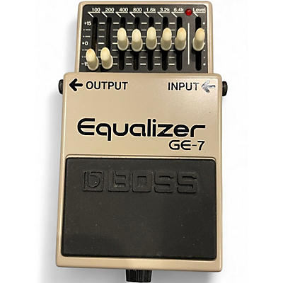 Used BOSS GE7 Equalizer Pedal