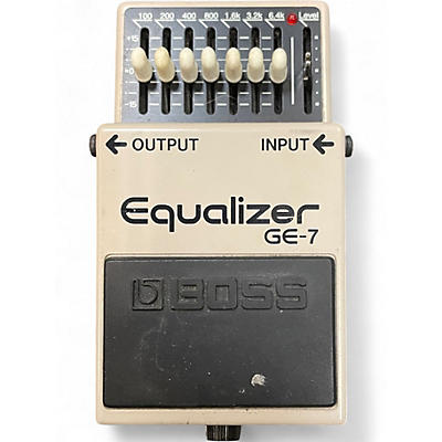Used BOSS GE7 Equalizer Pedal