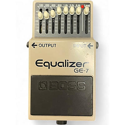 Used BOSS GE7 Equalizer Pedal