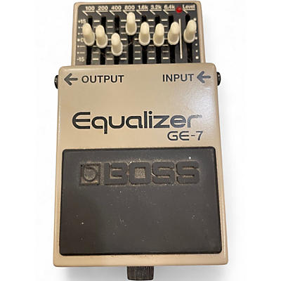 Used BOSS GE7 Equalizer Pedal