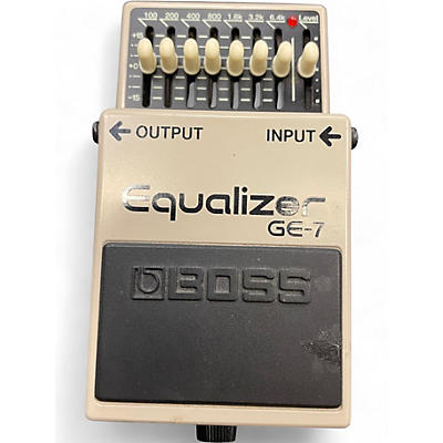 Used BOSS GE7 Equalizer Pedal