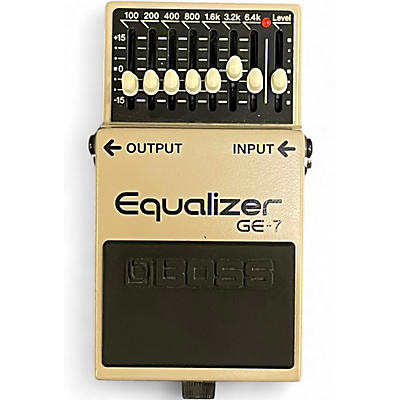 Used BOSS GE7 Equalizer Pedal