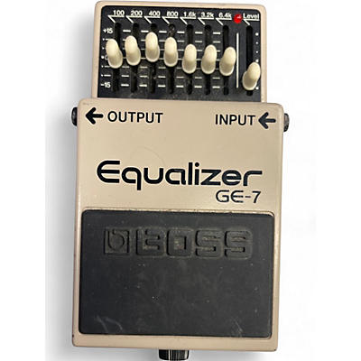 Used BOSS GE7 Equalizer Pedal