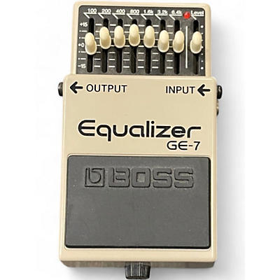 Used BOSS GE7 Equalizer Pedal