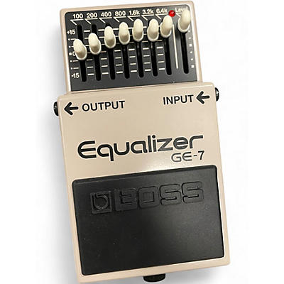 Used BOSS GE7 Equalizer Pedal