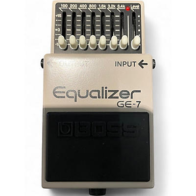 Used BOSS GE7 Equalizer Pedal