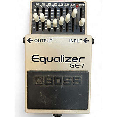 Used BOSS GE7 Equalizer Pedal