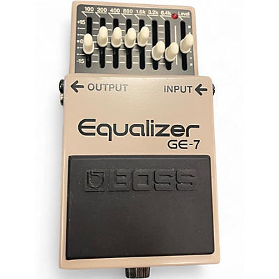 Used BOSS GE7 Equalizer Pedal