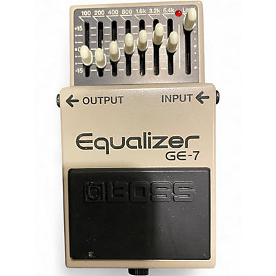 Used BOSS GE7 Equalizer Pedal