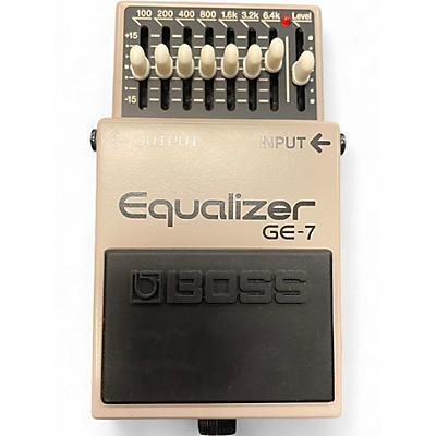 Used BOSS GE7 Equalizer Pedal