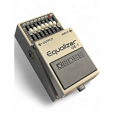 Used BOSS GE7 Equalizer Pedal