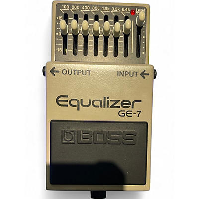 Used BOSS GE7 Equalizer Pedal