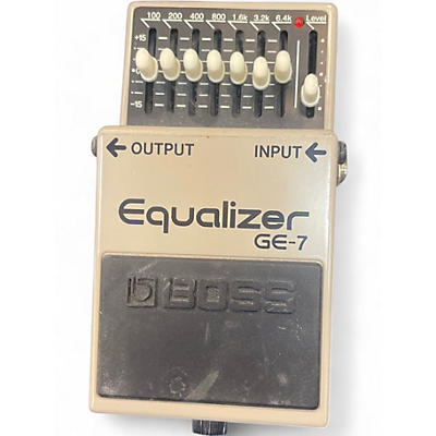 Used BOSS GE7 Equalizer Pedal