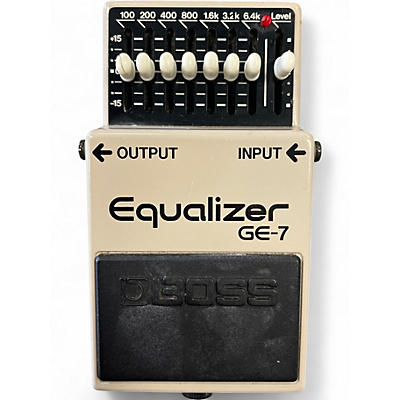 Used BOSS GE7 Equalizer Pedal