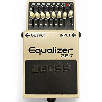 Used BOSS GE7 Equalizer Pedal