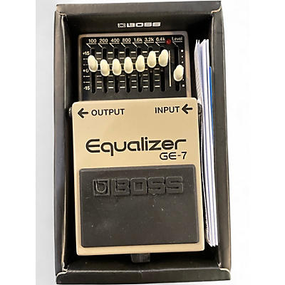 Used BOSS GE7 Equalizer Pedal