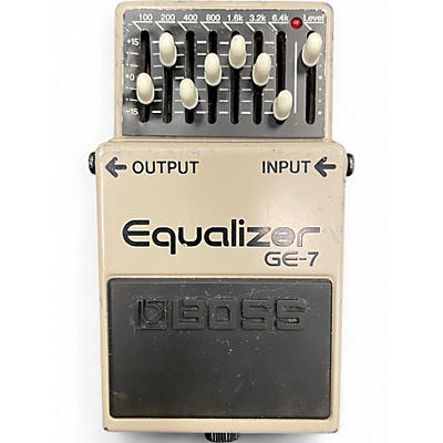 Used BOSS GE7 Equalizer Pedal